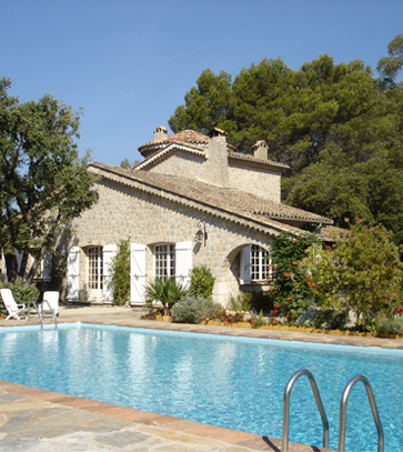 Provence stone-built house